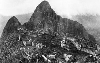 Premiere photographie du Machu Picchu